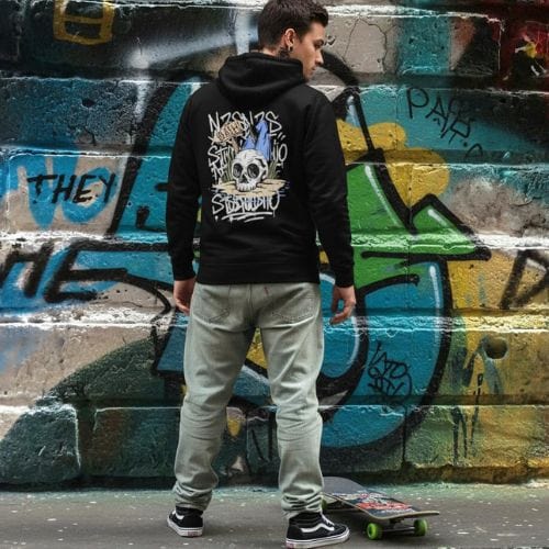 N.2.S art studio Hoodie Black Reef