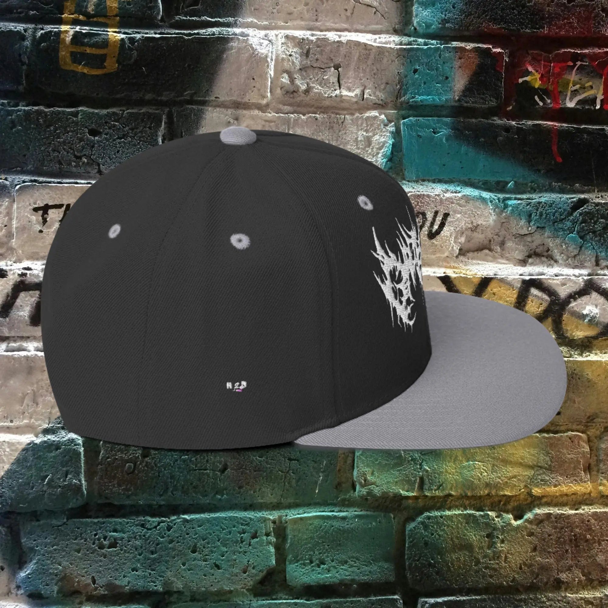 N.2.S art studio Noir / Argenté Casquette Snapback Streetwear N2S-Tribe