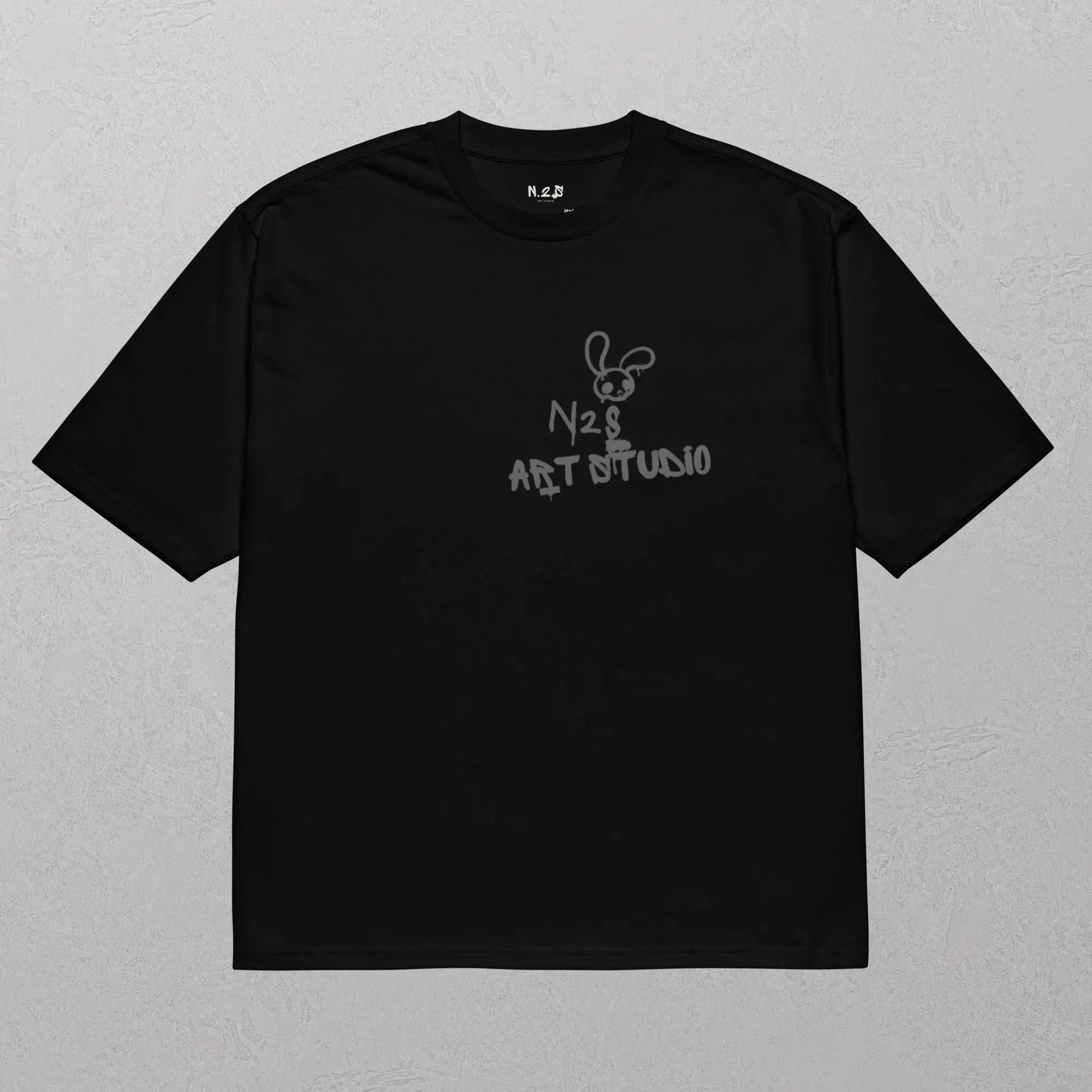 N.2.S art studio Noir T-shirt oversize N2S #1