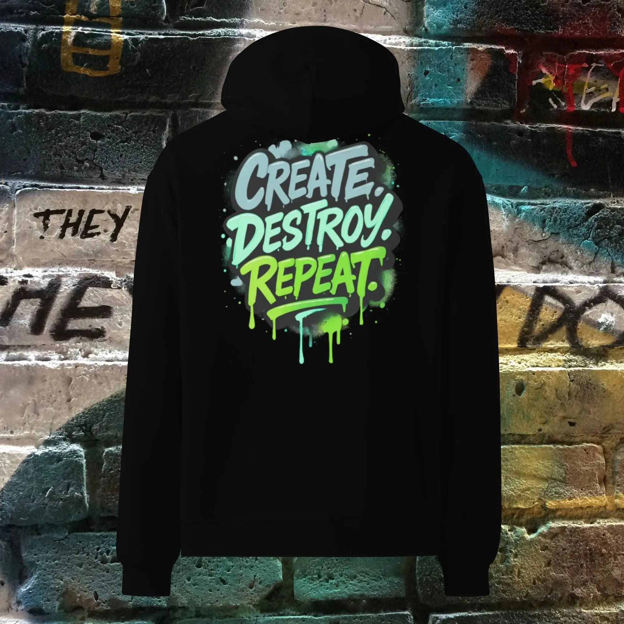 N.2.S art studio S Hoodie oversize Repeat