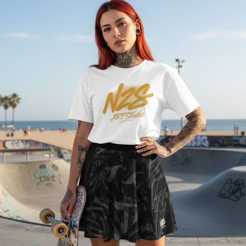 N.2.S art studio T-shirt oversized Crime