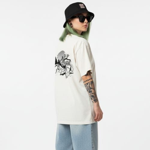 N.2.S art studio T-shirt oversize Ghost Surf