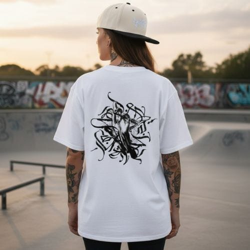 N.2.S art studio T-shirt oversize Paint
