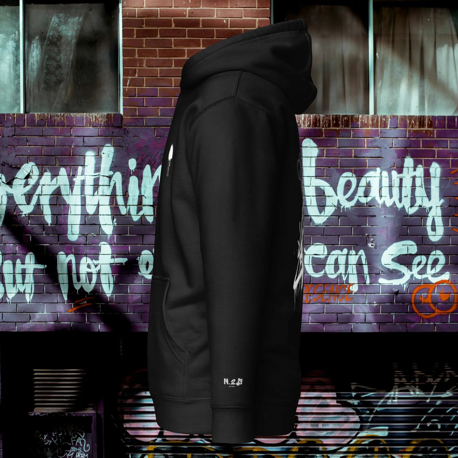Hoodie Graff Red N.2.S art studio