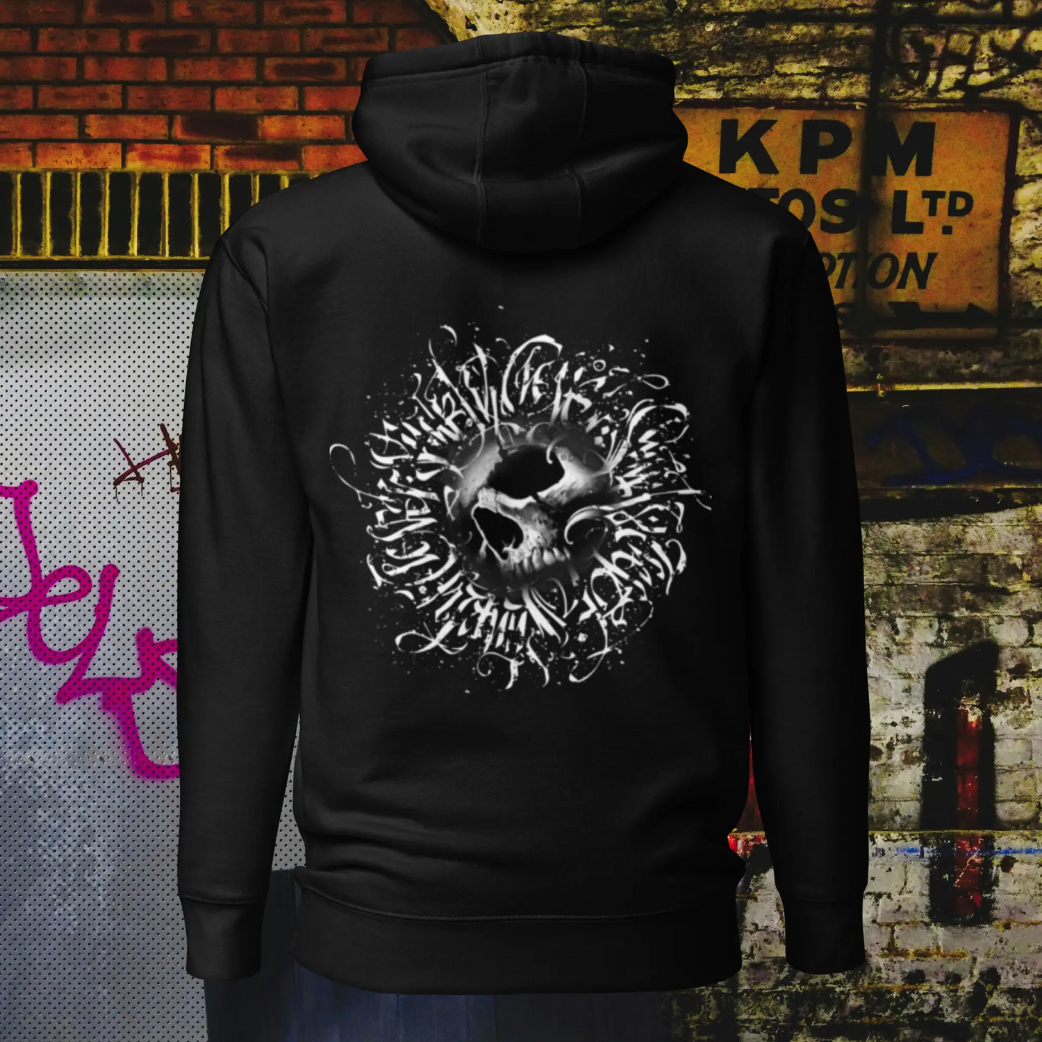 Hoodie  Skull N.2.S art studio