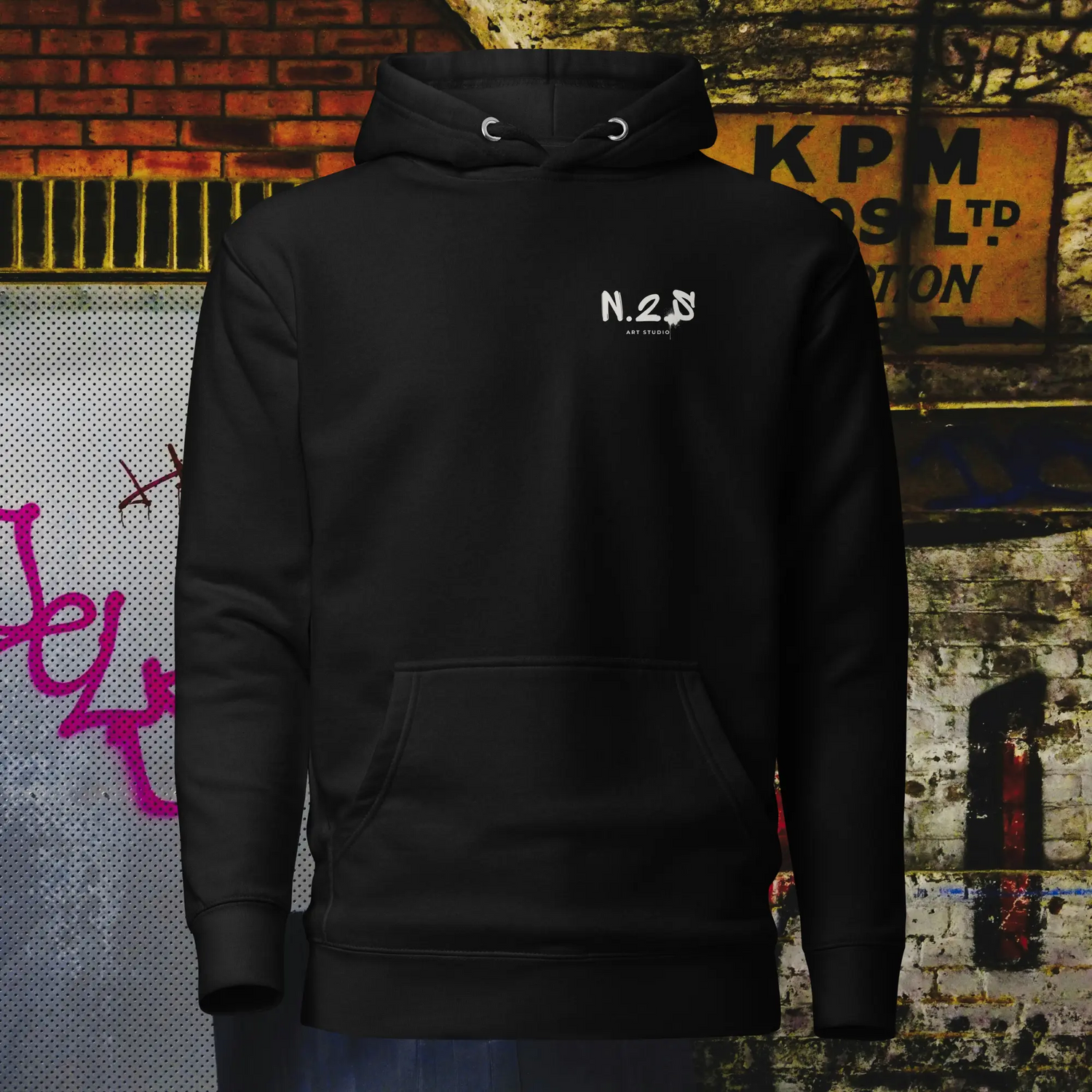 Hoodie  Skull N.2.S art studio