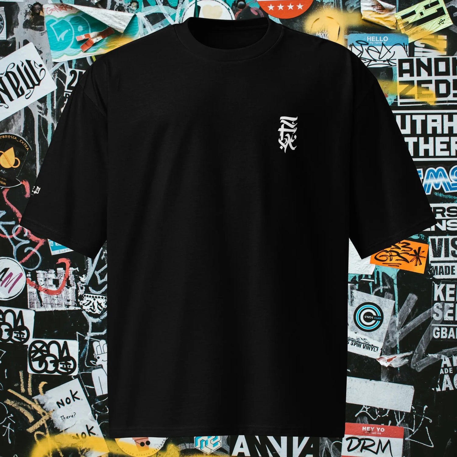 T-shirt oversize Obsidian Flow N.2.S art studio