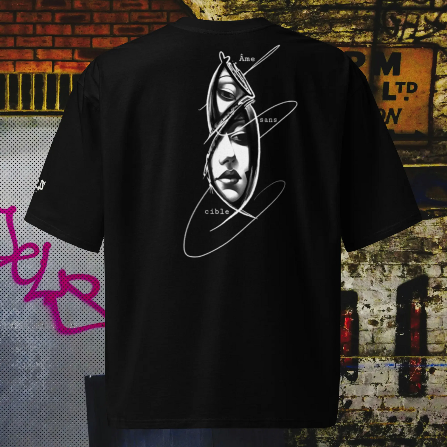 T-shirt oversized Cible N.2.S art studio