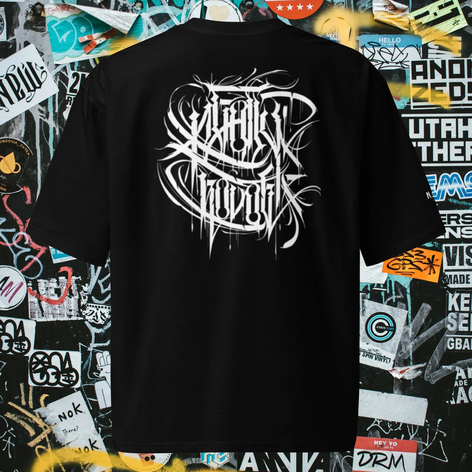 T-shirt oversized Obsidian Flow N.2.S art studio