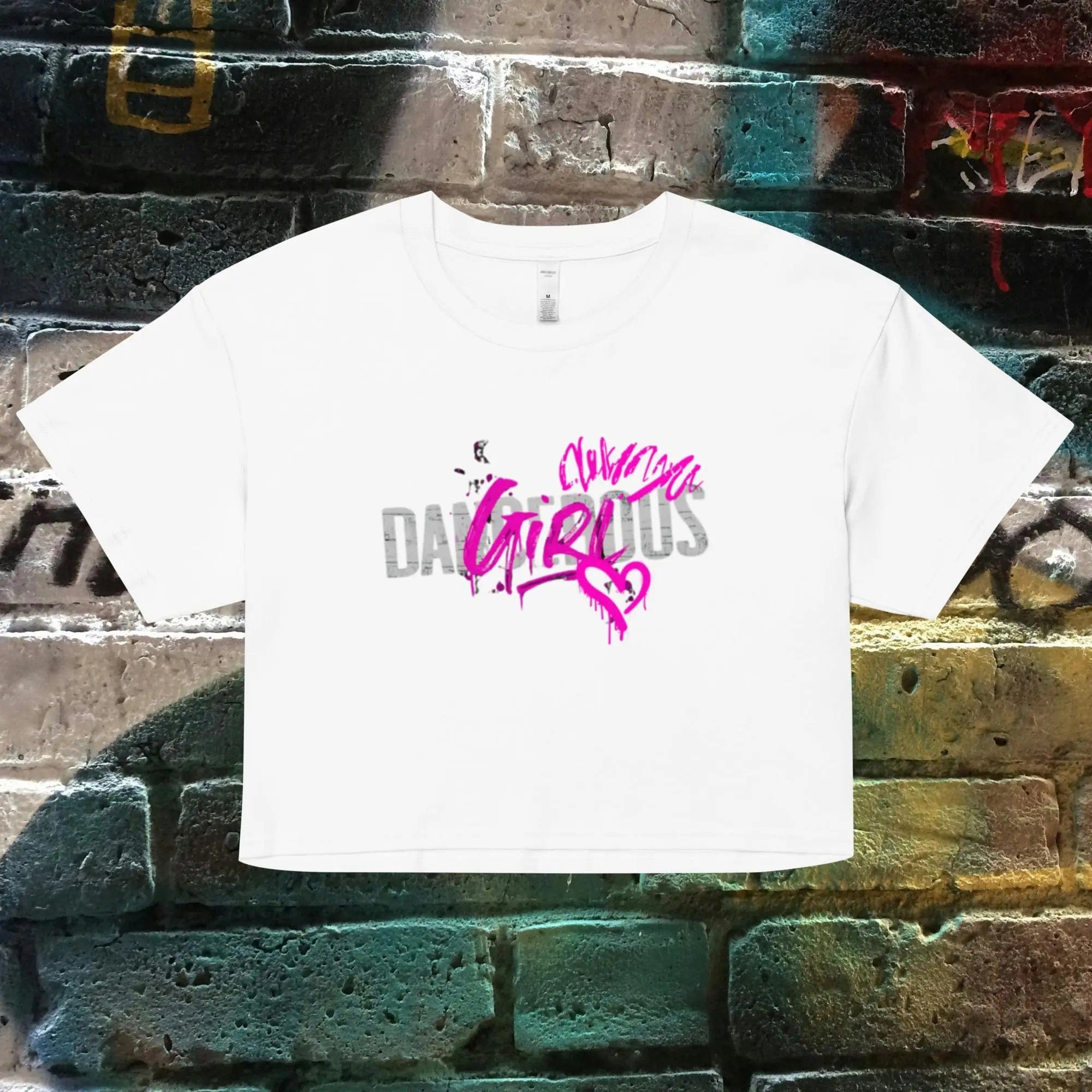 N.2.S art studio Blanc / XS Crop top Dangerous