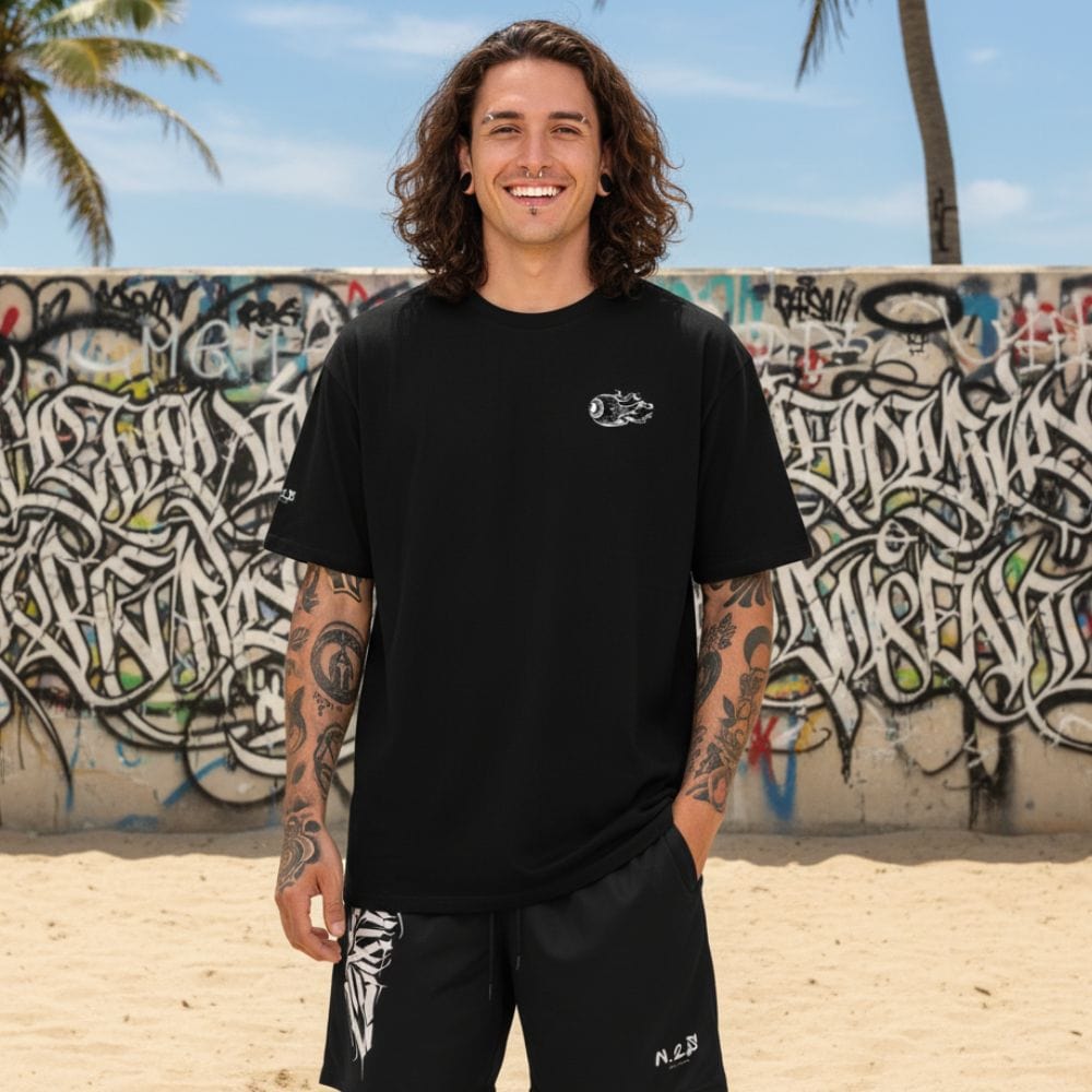 N.2.S art studio Glyph Shorts