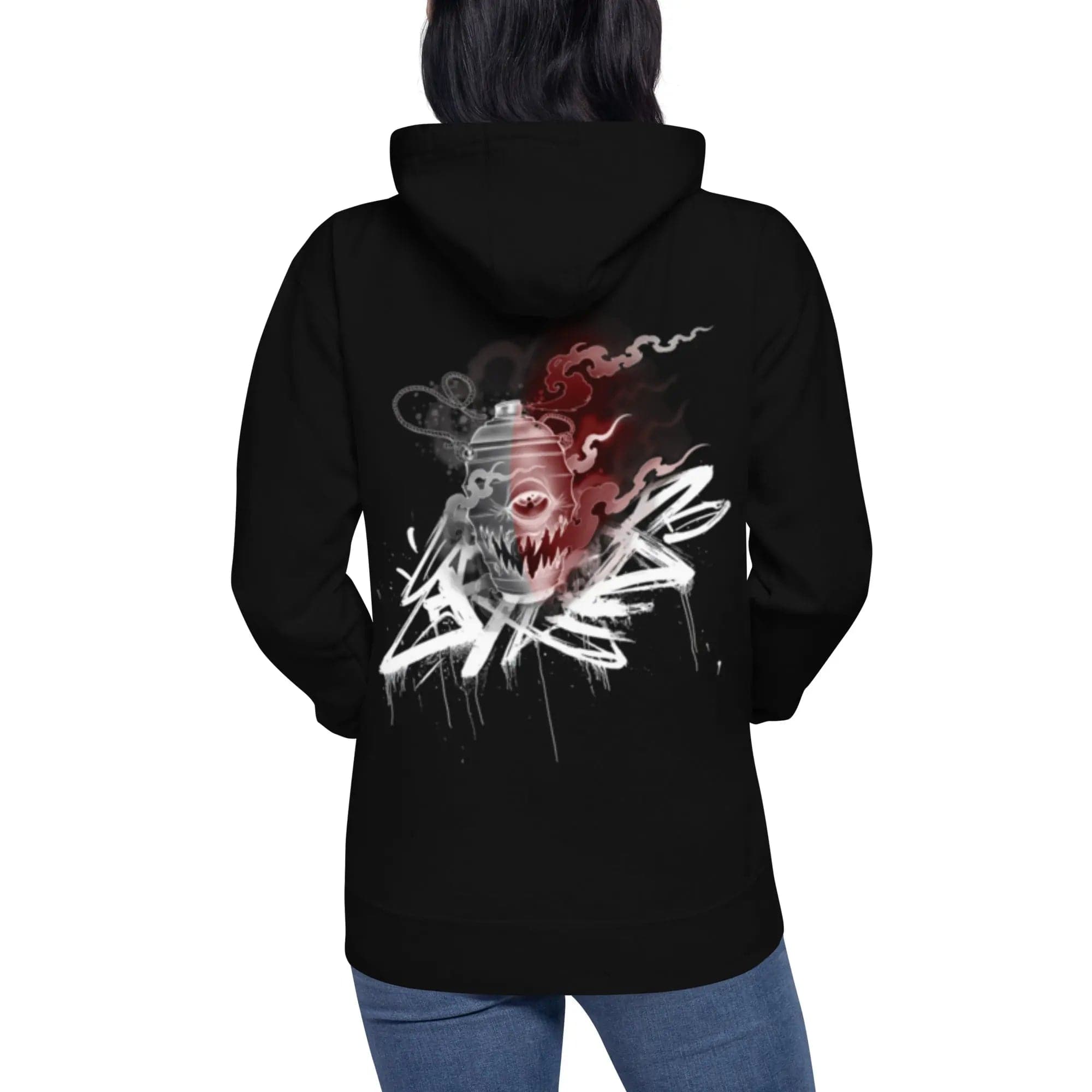 N.2.S art studio Hoodie Graff Red