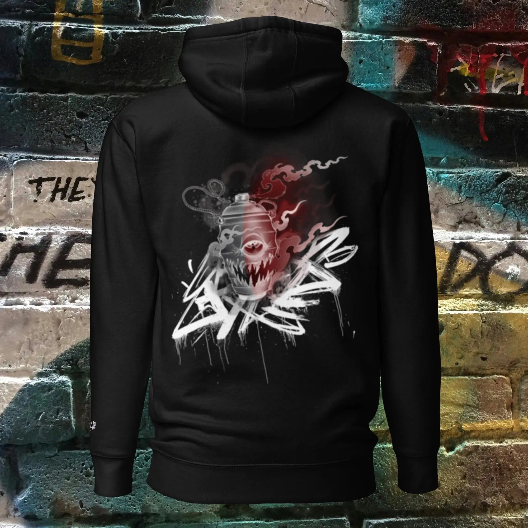 N.2.S art studio Hoodie Graff Red