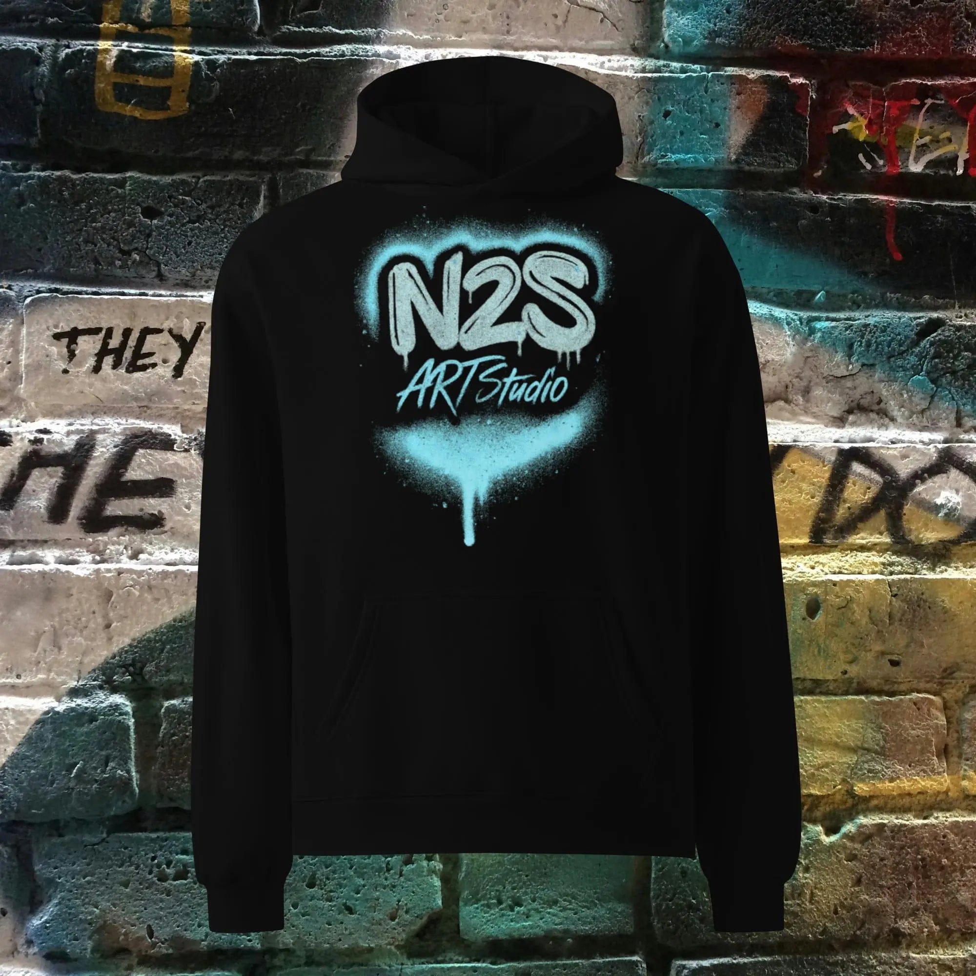 N.2.S art studio Hoodie oversize Repeat