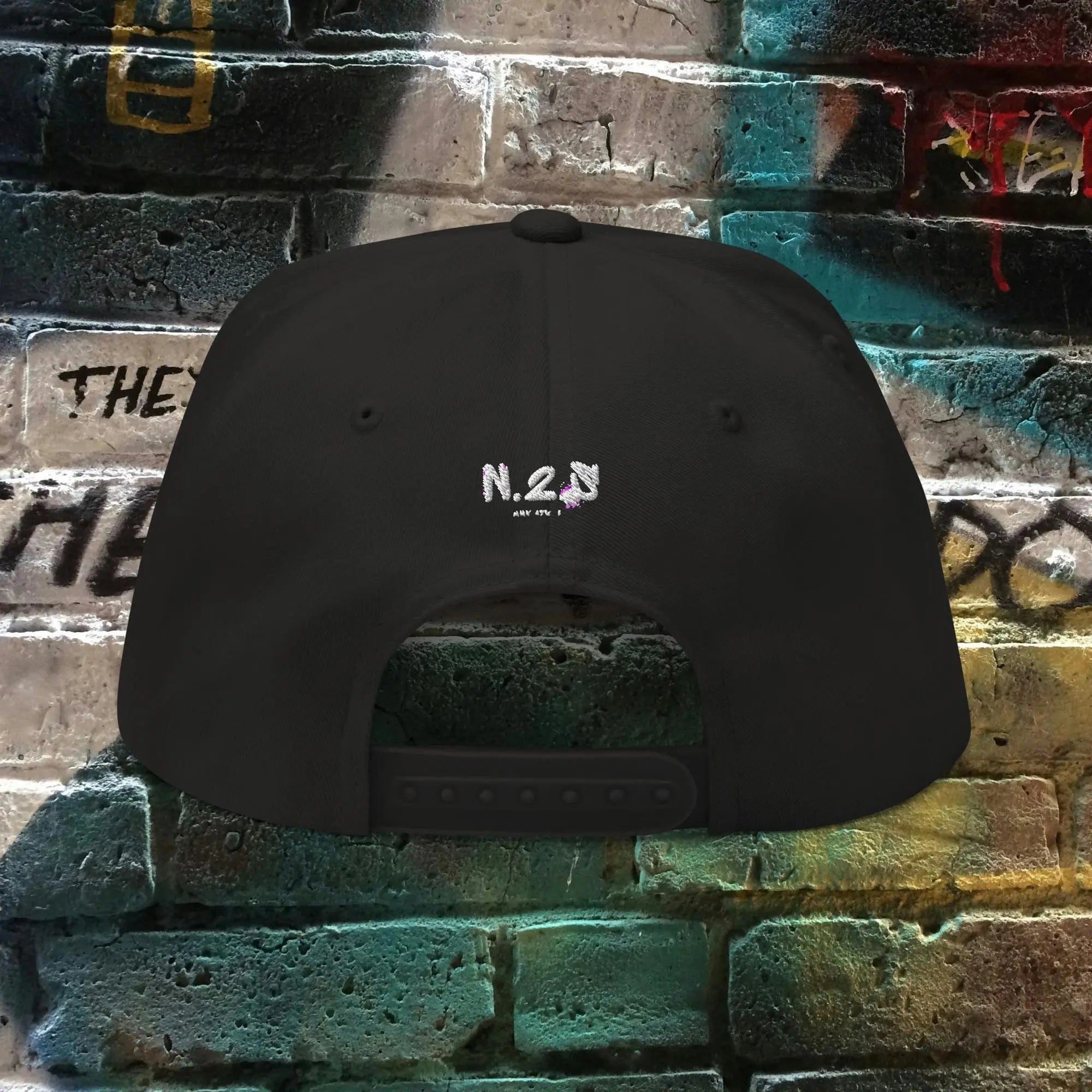 N.2.S art studio Noir Casquette Snapback Streetwear – N.2.S Halo