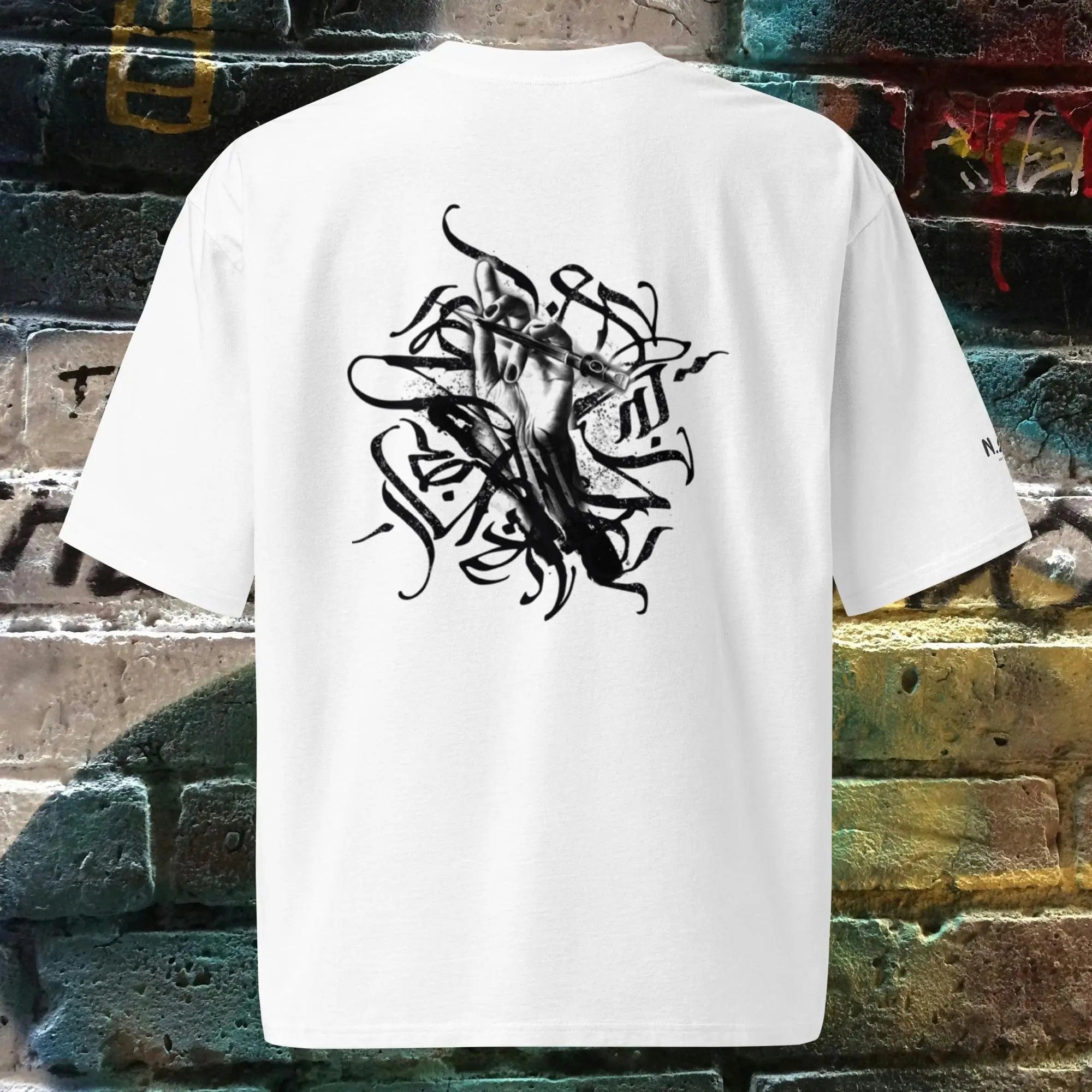 N.2.S art studio S T-shirt oversize Paint