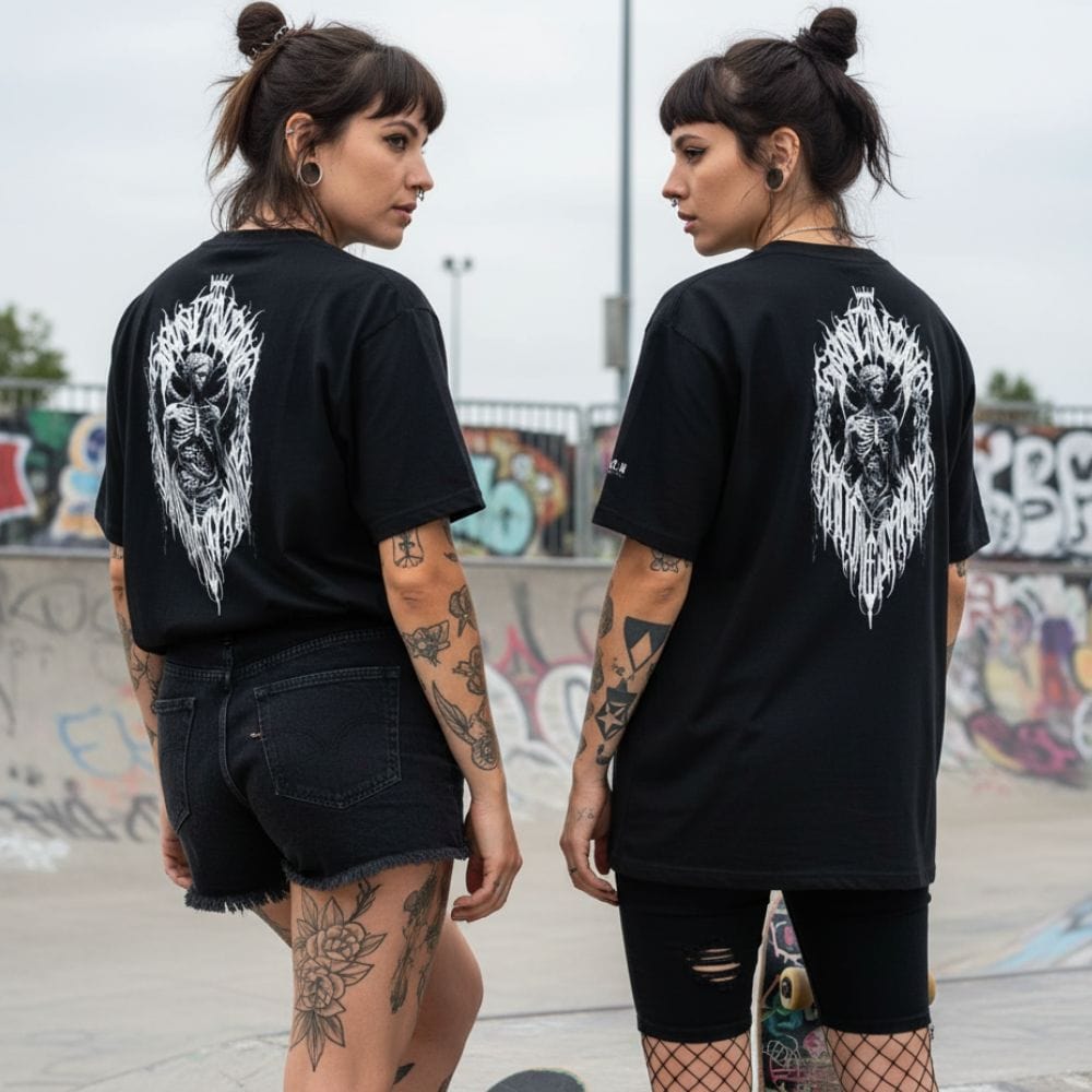 N.2.S art studio T-shirt oversize Angel