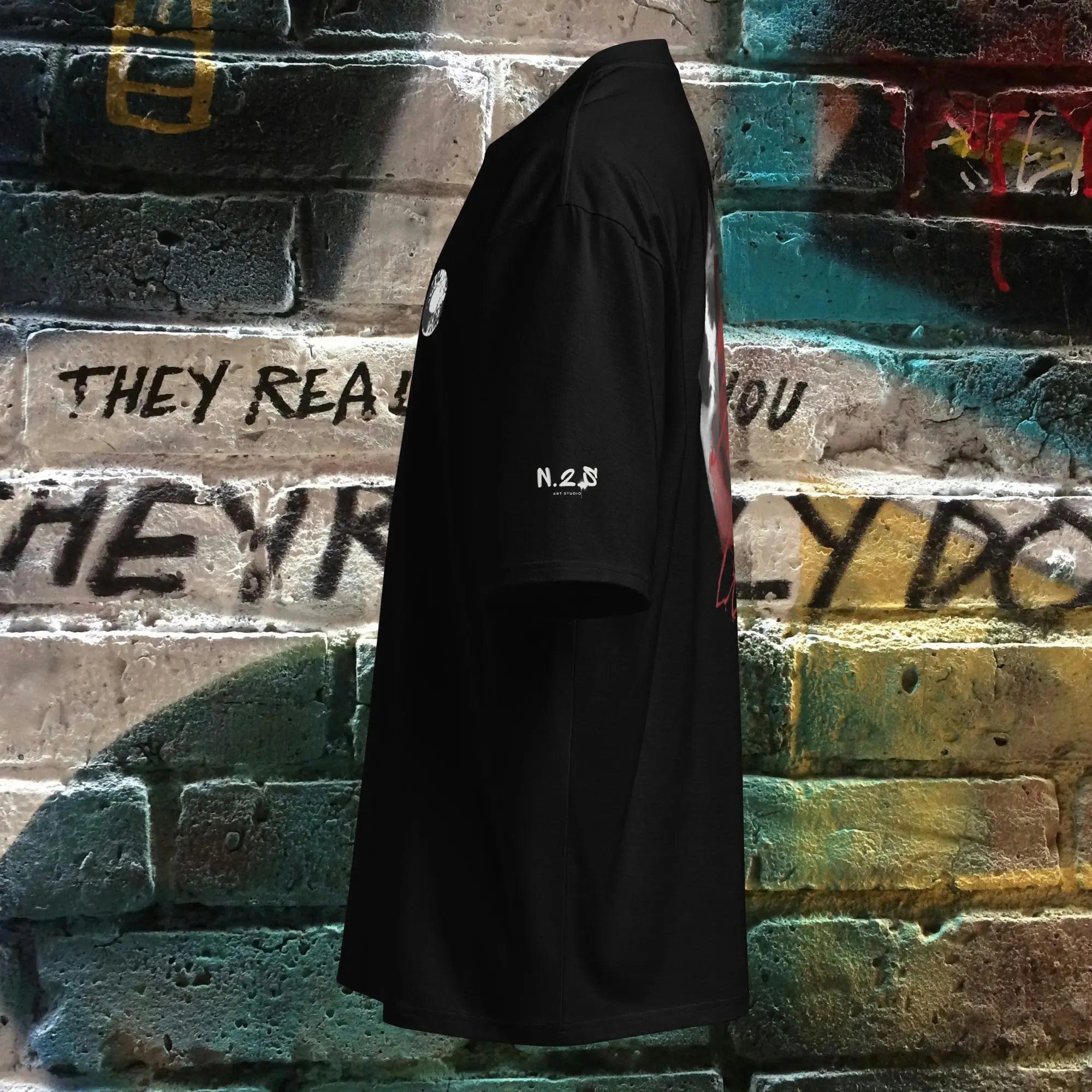 N.2.S art studio T-shirt oversize Eyes