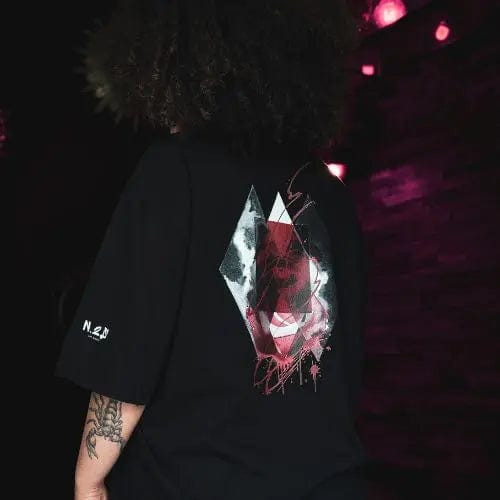N.2.S art studio T-shirt oversize Eyes