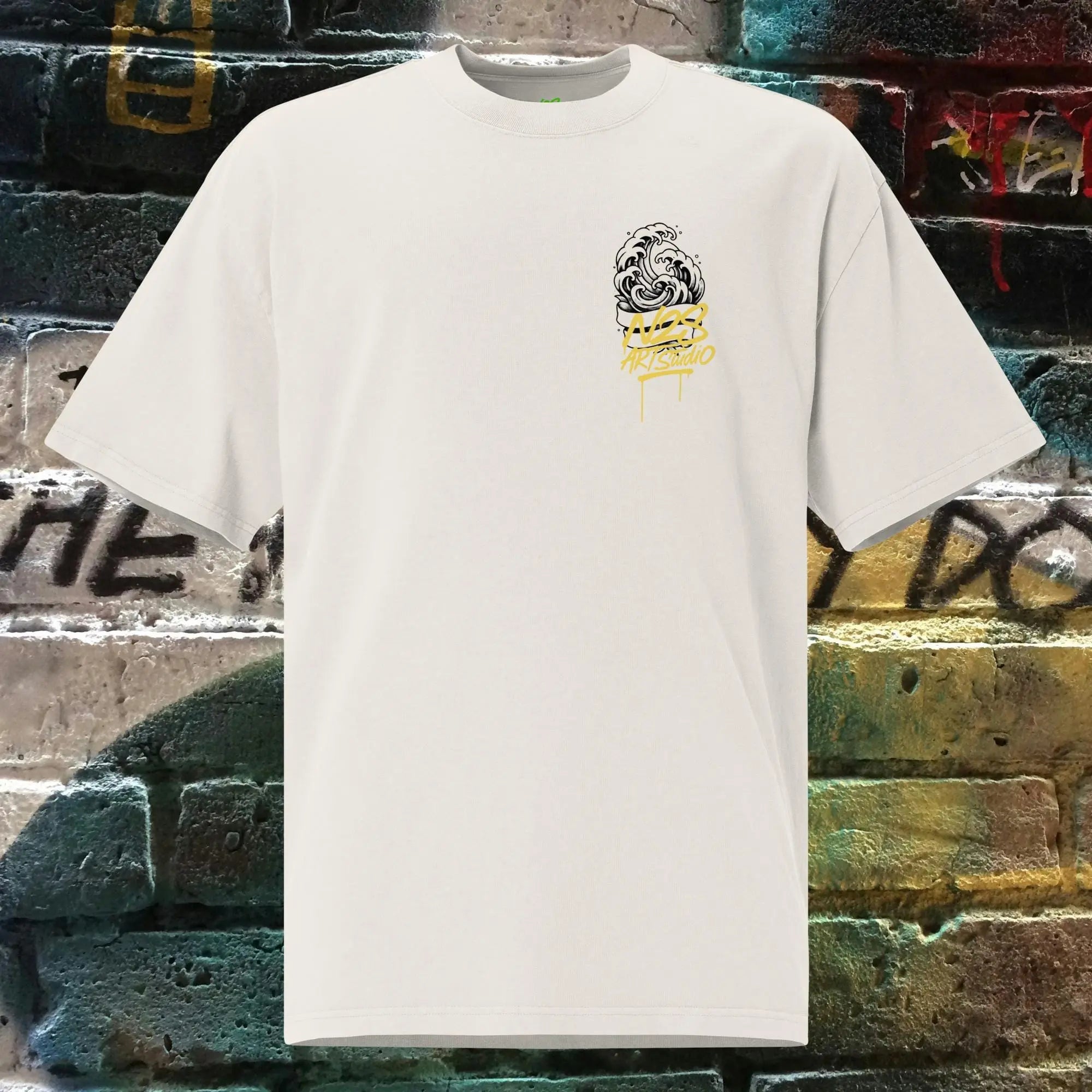 N.2.S art studio T-shirt oversize Ghost Surf