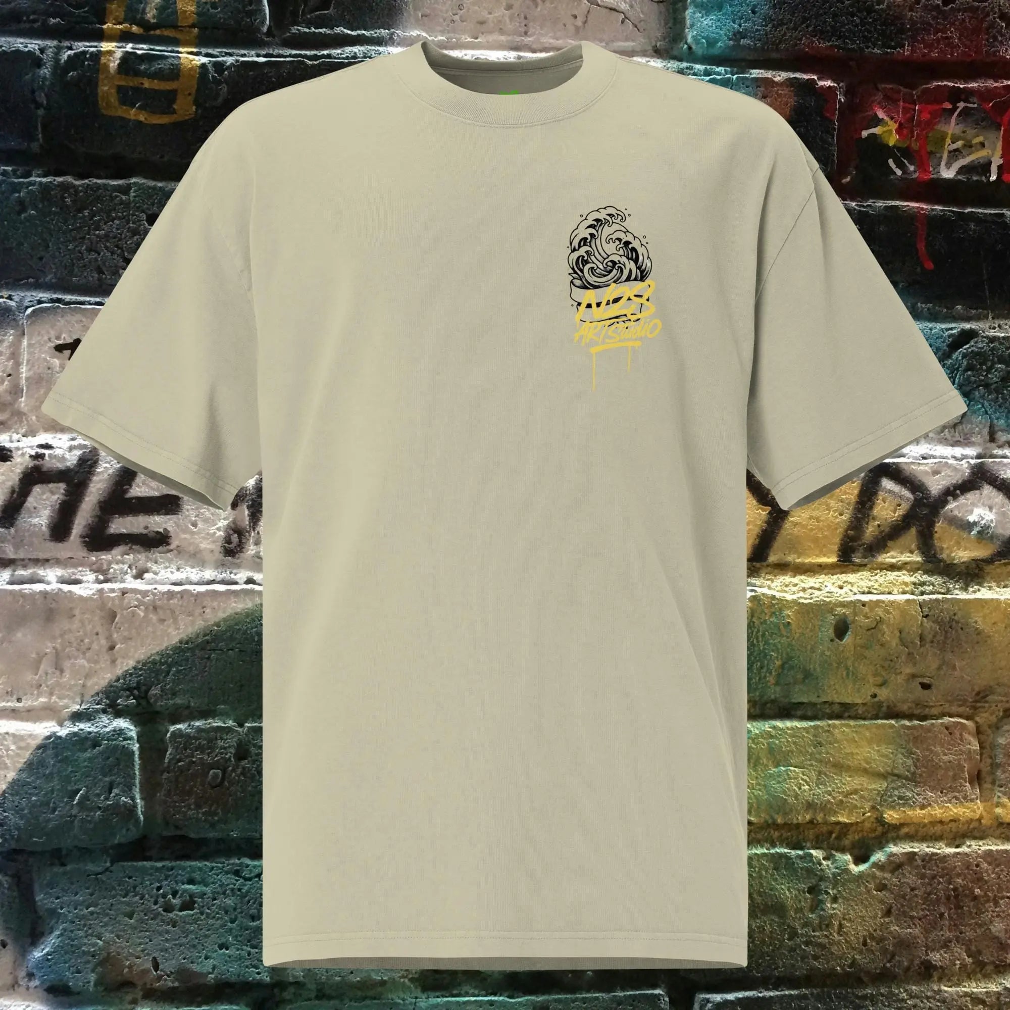 N.2.S art studio T-shirt oversize Ghost Surf