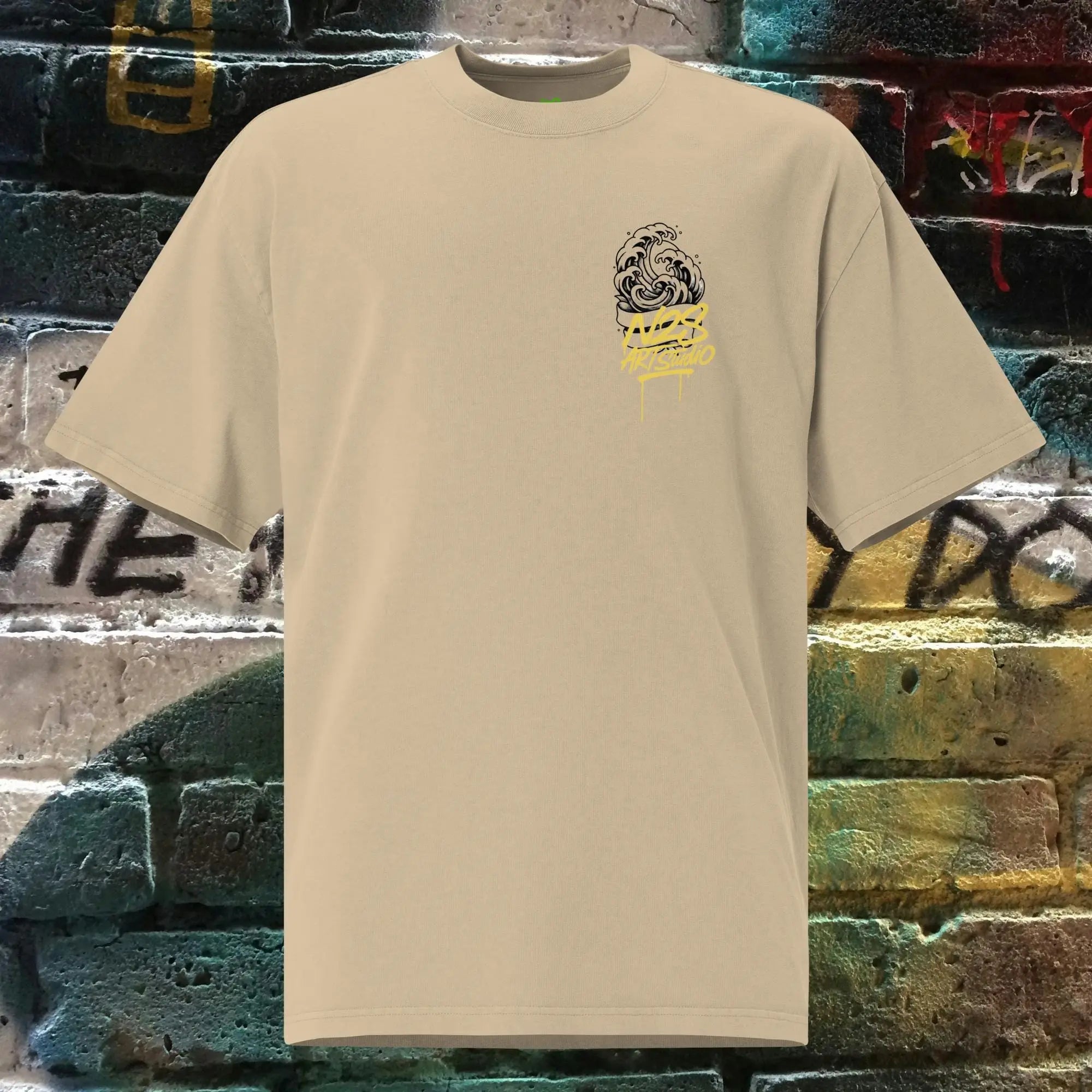 N.2.S art studio T-shirt oversize Ghost Surf