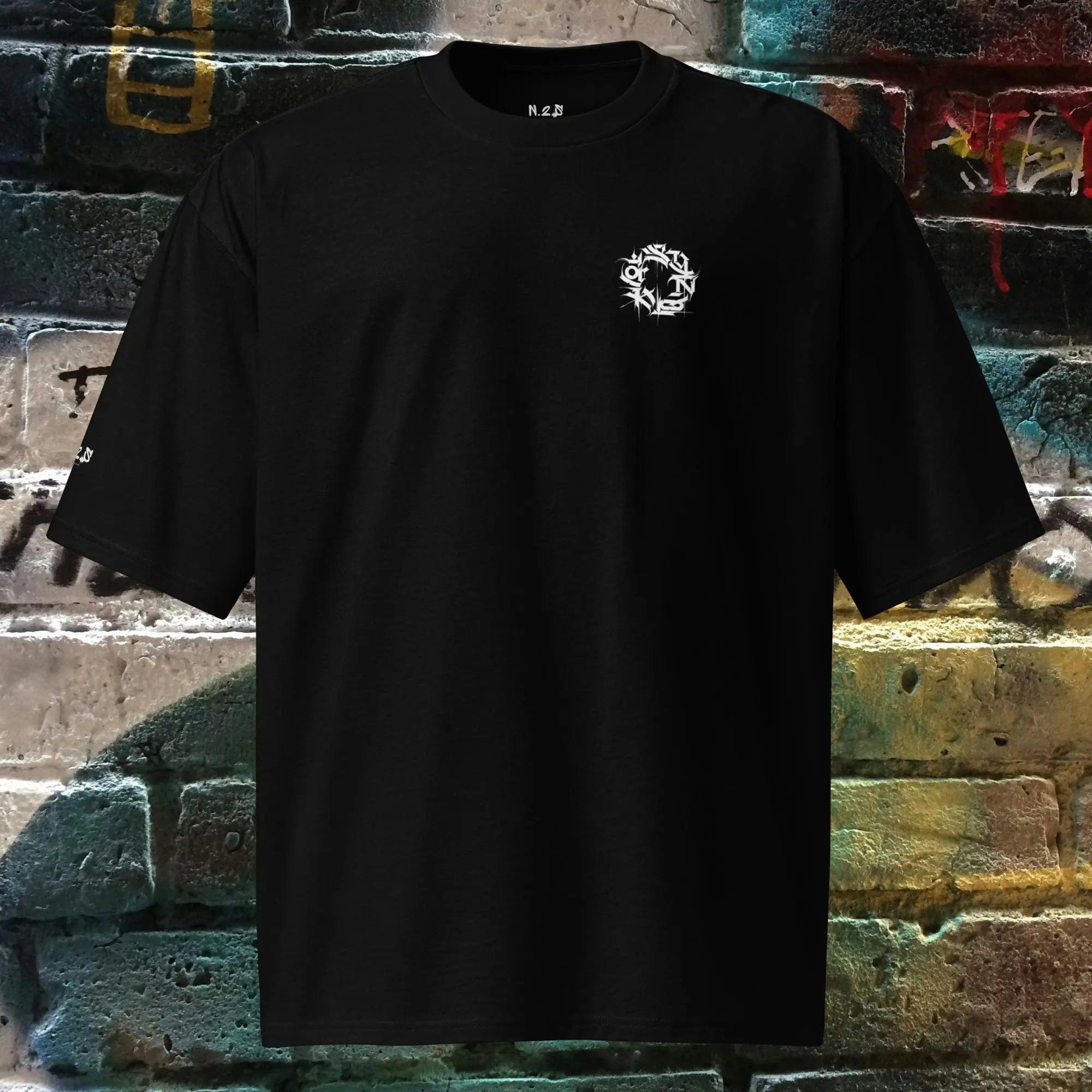 N.2.S art studio T-shirt oversize Glitsh
