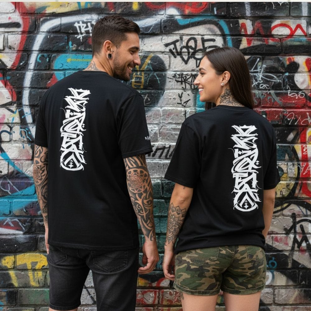 N.2.S art studio T-shirt oversize Glitsh