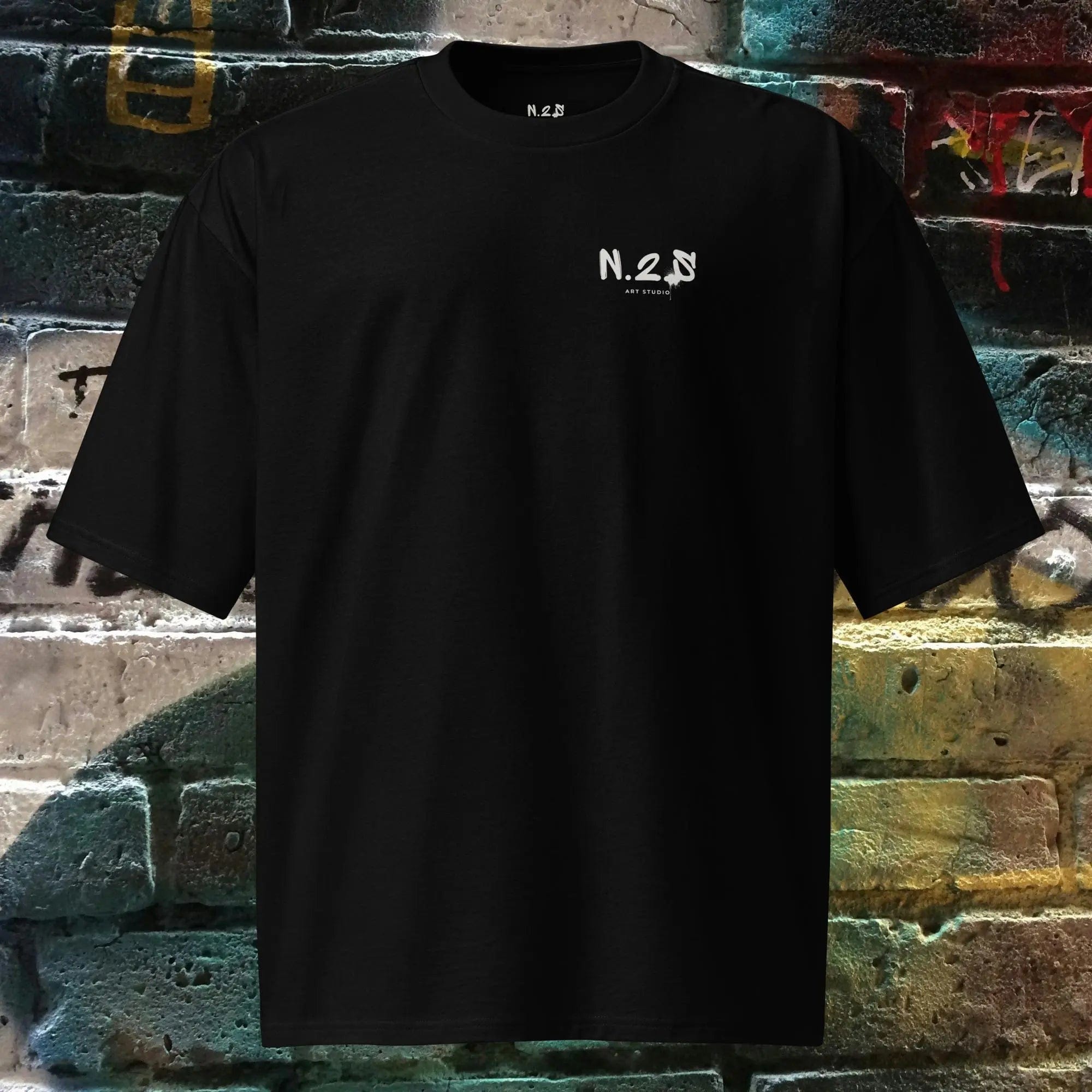 N.2.S art studio T-shirt oversize Graff