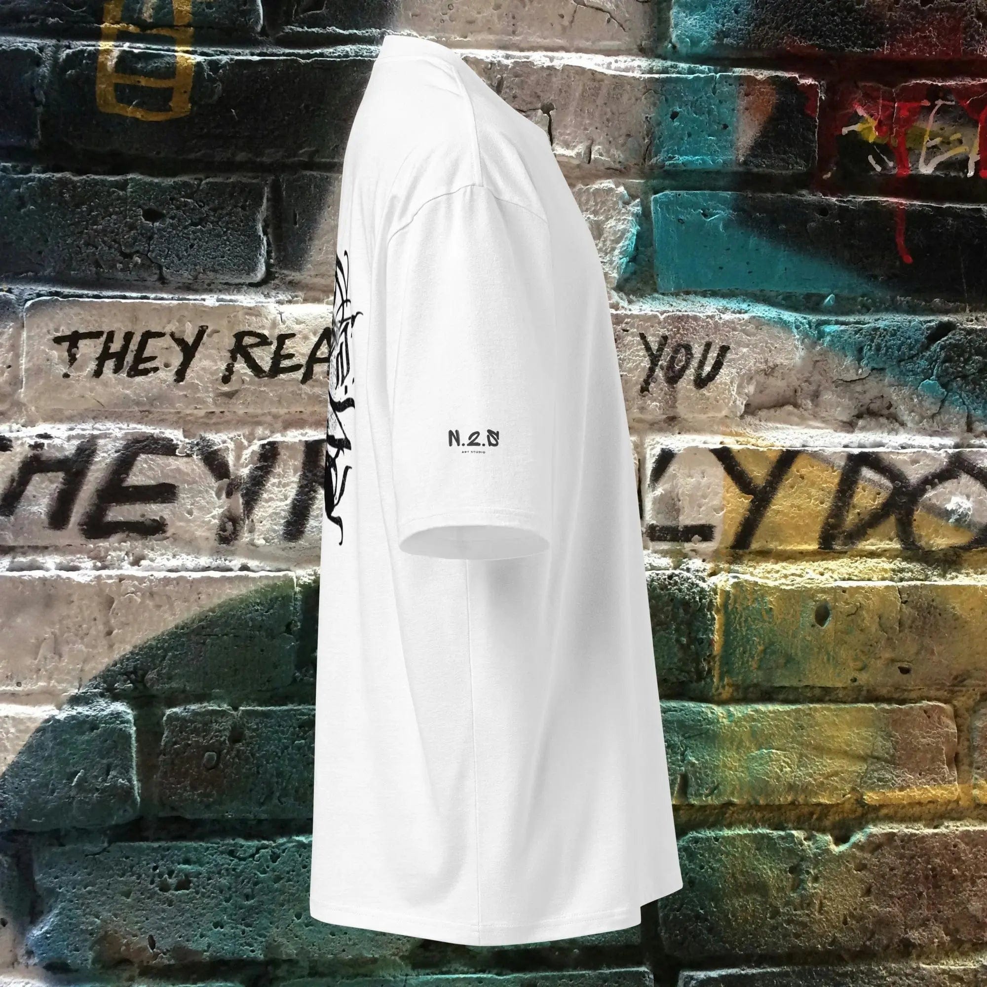 N.2.S art studio T-shirt oversize Paint