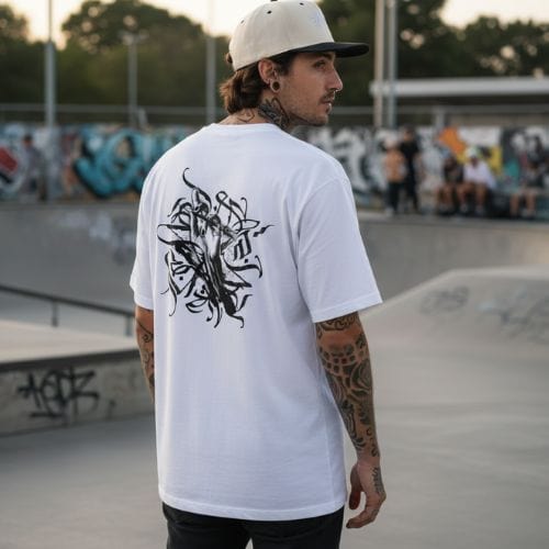 N.2.S art studio T-shirt oversize Paint