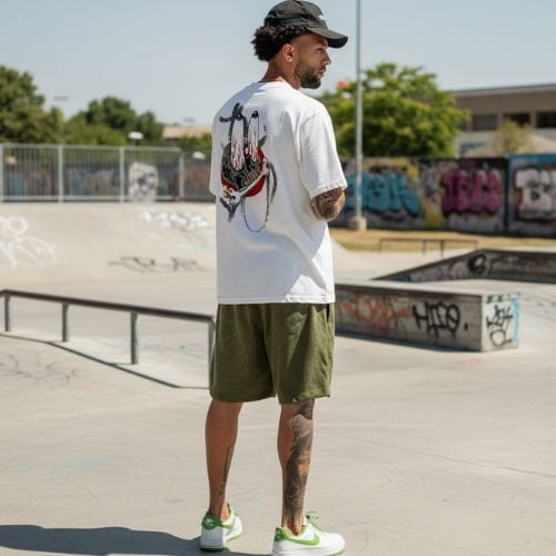 N.2.S art studio T-shirt oversize Parasite