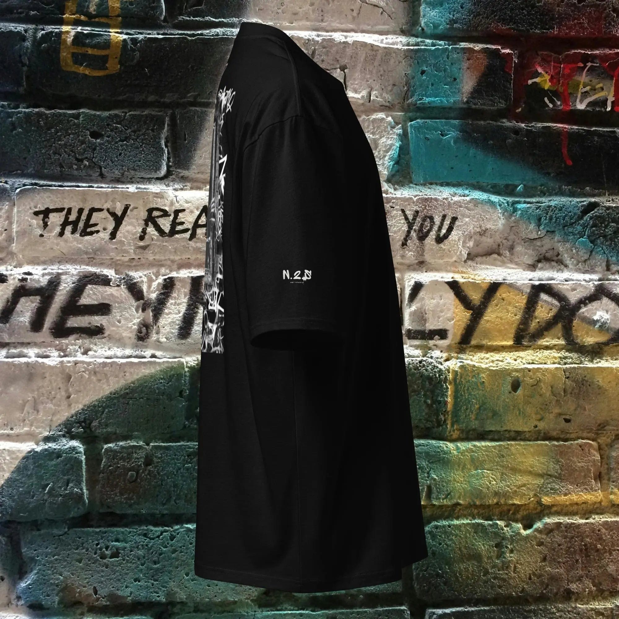 N.2.S art studio t-shirt oversize Vision