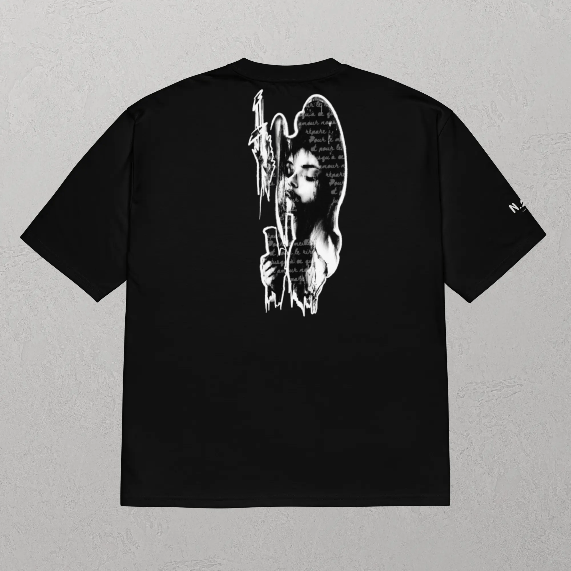N.2.S art studio T-shirt oversized Amor