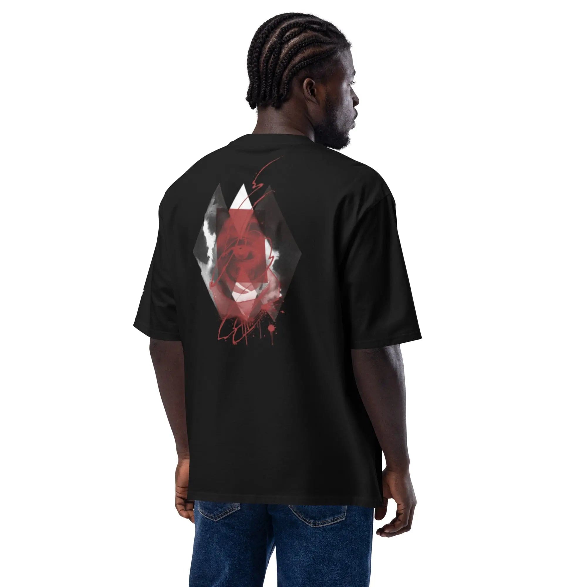 N.2.S art studio T-shirt oversized Eyes