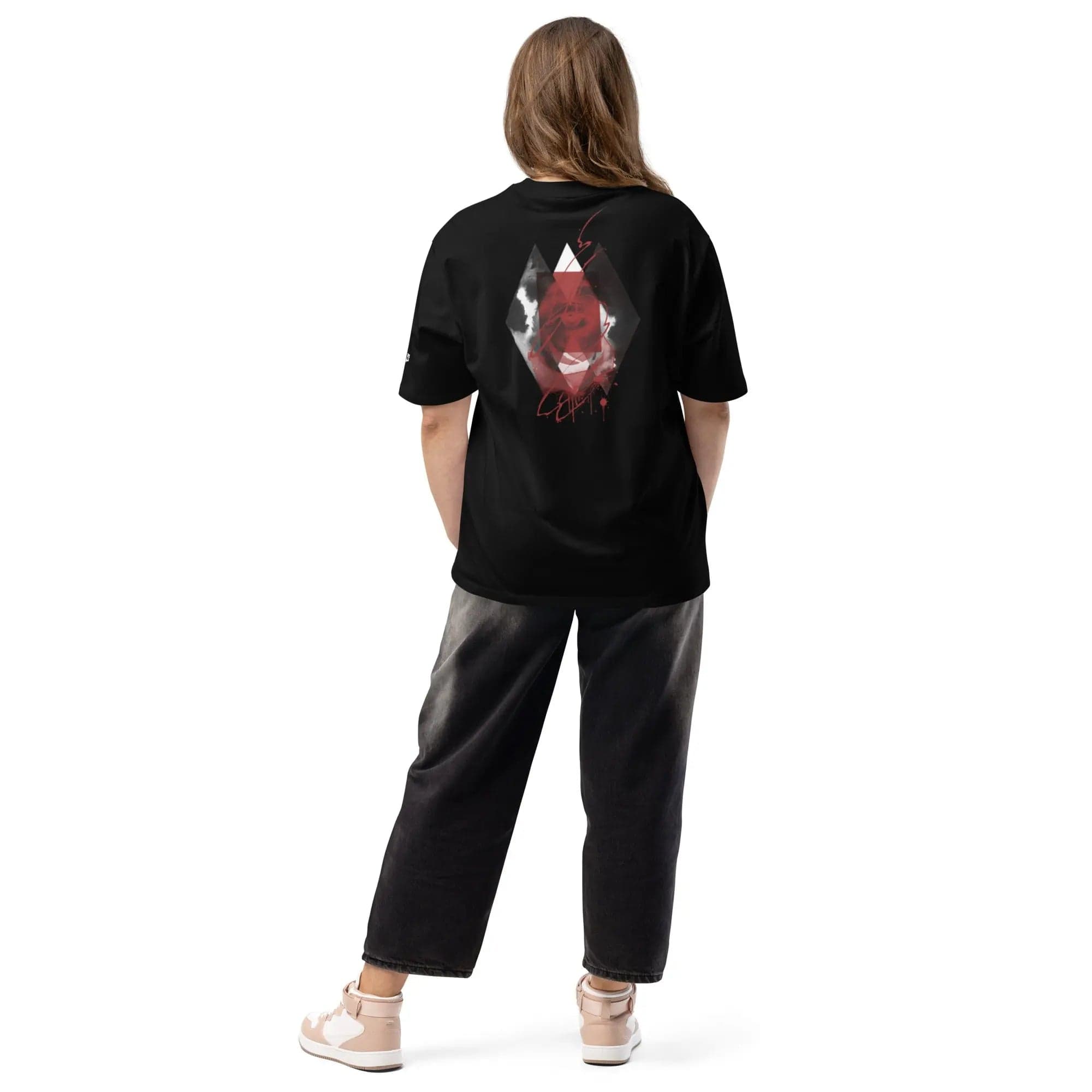 N.2.S art studio T-shirt oversized Eyes