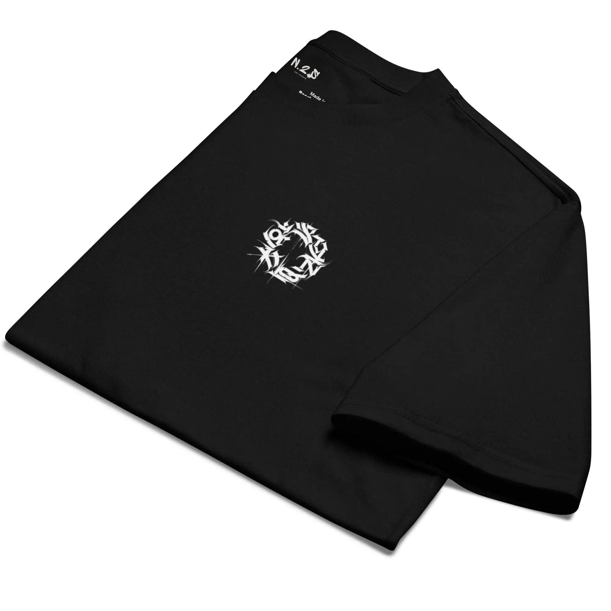 N.2.S art studio T-shirt oversized Glitsh