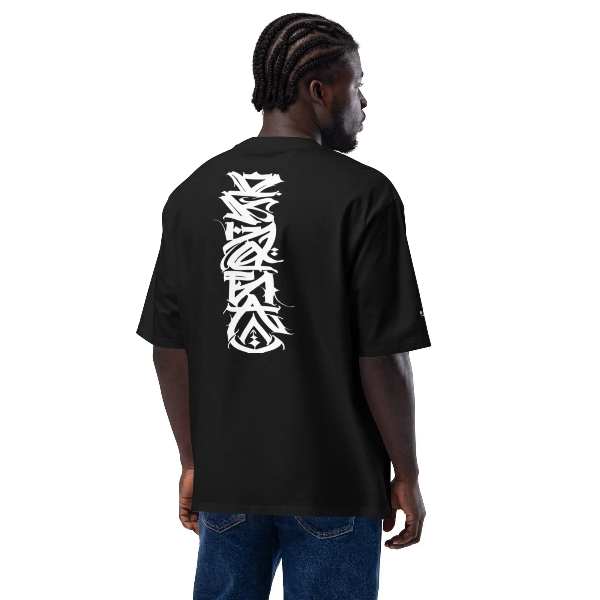 N.2.S art studio T-shirt oversized Glitsh
