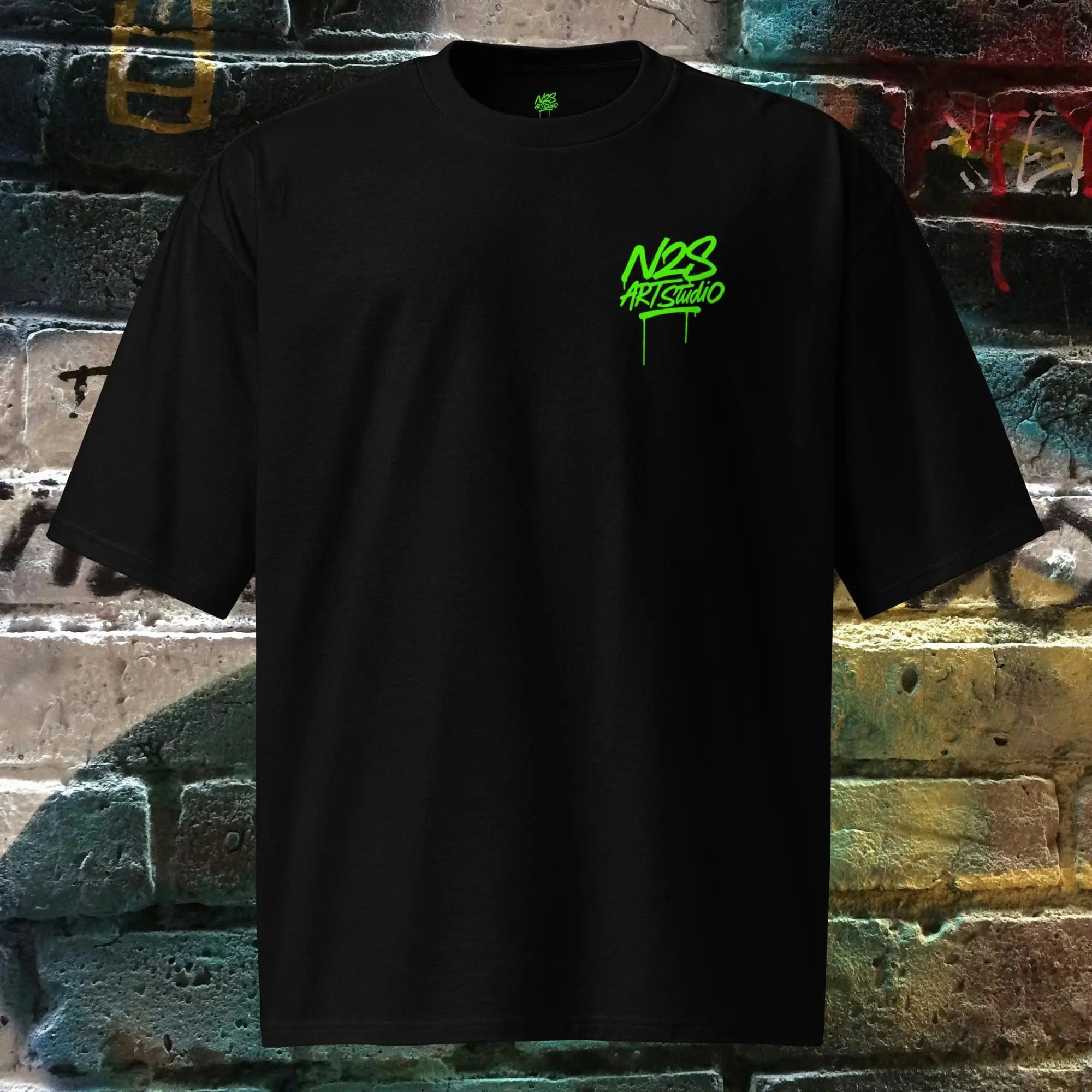 N.2.S art studio T-shirt oversized Night Pulse