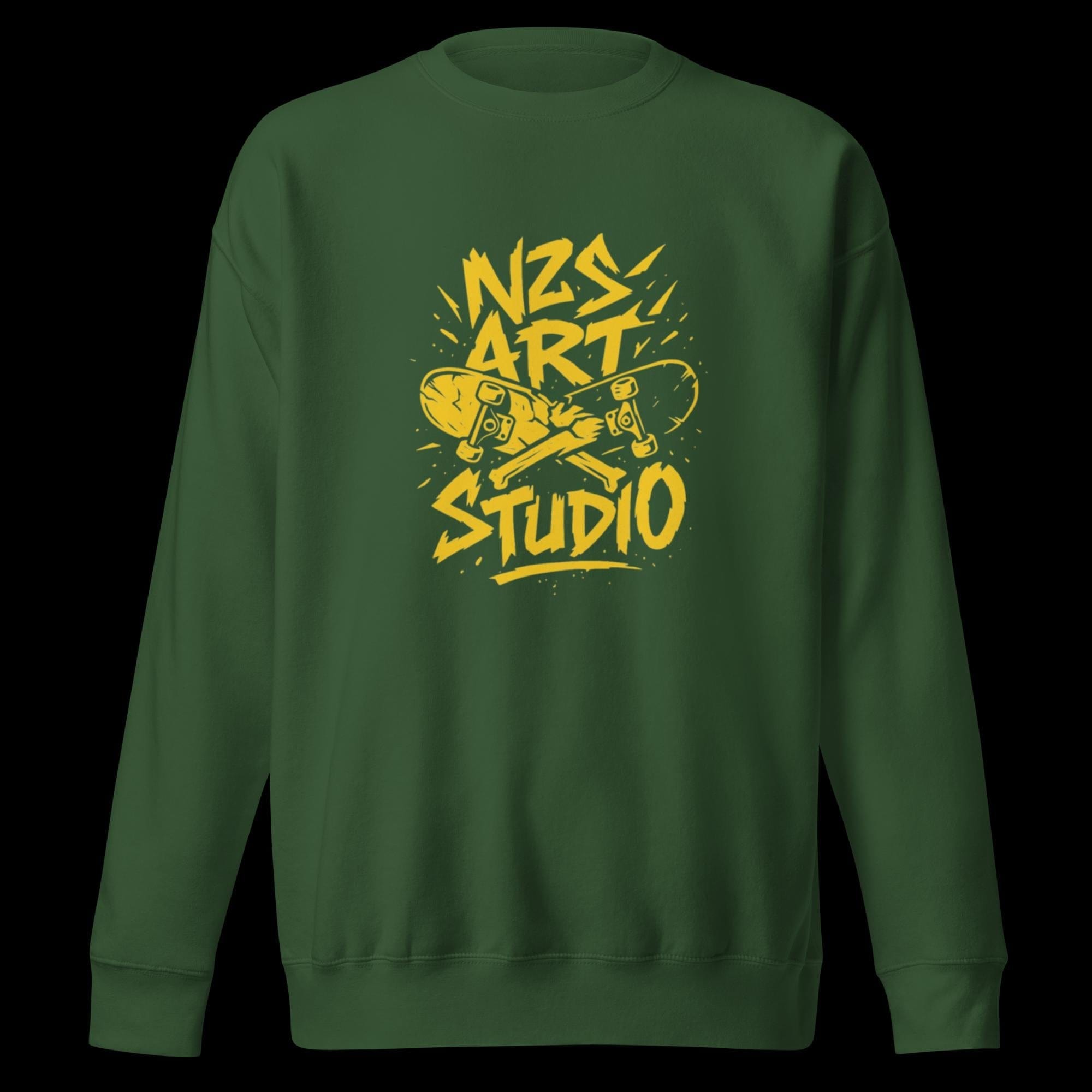 N.2.S art studio Vert Forêt / S Sweatshirt First Impact
